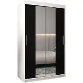 MEBLE KRYSPOL Kleiderschrank, Schiebetürenschrank Schlafzimmer, Schrank mit Spiegel TOKYO 1 120 cm