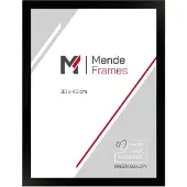 MendeFrames Holzrahmen Vollholz matt 30x90 cm schwarz 960
