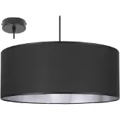 Light11 HOME Stilvolle Pendelleuchte mit silbernem Innenschirm