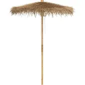Syfax Tiki-Schirm mit Bananenblatt-Dach 180 cm Bambus