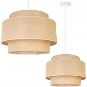 Light11 HOME Hängelampe, Deckenleuchter, Lampenschirm, Boho Juta