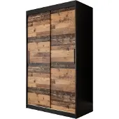 MEBLE KRYSPOL Kleiderschrank, Schiebetürenschrank, Schlafzimmer, Schrank OLD STYLE T 120