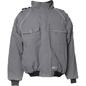 Planam Winterblouson Canvas 320 Gr. L grau/schwarz