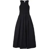 Y.A.S Y.a.s. Damen Kleider Yasmira Sl Long Dress - Zwart - Größe L