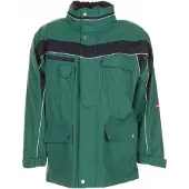 Planam unisex Winterjacke PLALINE grün, schwarz Grösse 3XL