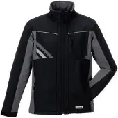 Planam Softshelljacke Highline Gr. XS schwarz/schiefer/zink