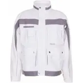 Planam Bundjacke Plaline Gr. 64 reinweiß/zink