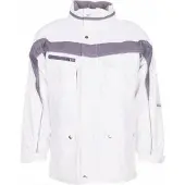 Planam Allwetterjacke Plaline Gr. XS reinweiß/zink