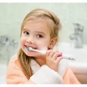 Northix ELDOM SD50R Schallzahnbürste für Kinder, rosa