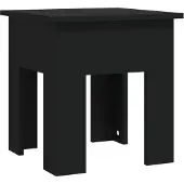 Syfax Couchtisch Schwarz 40x40x42 cm Holzwerkstoff