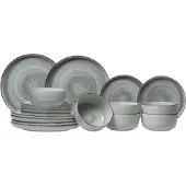 Cosy & Trendy Geschirrset Baltic Grey - 18-teilig / 6 Personen