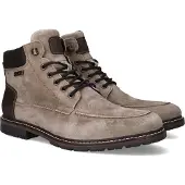 Rieker Herren Schnürstiefel beige 42 grau