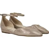 Tamaris Damen Ballerinas Gold Textil Größe: 37