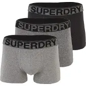 Superdry Boxershorts "TRUNK TRIPLE PACK" Packung, 3 Stk. aus Baumwollmischung, körpernahe Passform
