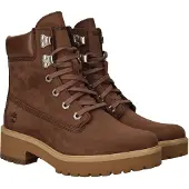 Timberland Schnürboots "CARNABY COOL MID LACE UP BOOT", Damen, Gr. 39, Polyester, braun (medium braun nubuck), Leder, Schuhe Schnürboots, Winterstiefel, Schnürstiefel, Winterschuhe