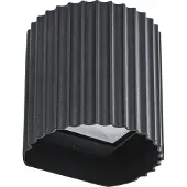 LINDBY LED-Außenwandlampe Ralino, schwarz, 2-flg., IP65