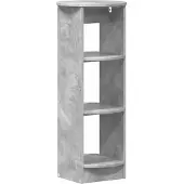vidaXL Seitenschrank Betongrau 40 x 40 x 100 cm Holzwerkstoff