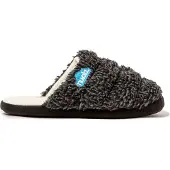 Nuvola . Hausschuhe Herren Damen rutschfester Sohle warm gepolstert bequem darknegro 34/35 EU - UNZOC