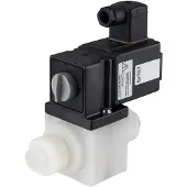 Burkert Magnetventil NC PVC FKM 0-0.5bar/7psi 100VAC 131 501524