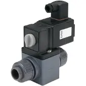 Burkert Magnetventil NC PVC FKM 0-3bar/44psi 100VAC Vakuum 131 501504