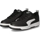 Puma Low Sneaker REBOUND LAYUP Kinder Kunstleder Schwarz Größe: 51/2