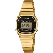 Casio Retro Collection LA670WGA-1DF Damenuhr Chronograph