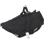 Syfax Hundemantel Schwarz L48 Fleece und Polyester