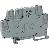 Wago 859-744 Optokopplermodul,Eingangsnennspannung DC 12 ... 48 V,Ausgangsspannungsbereich DC 3 ... 53 V,grau 859744 - 10 Stück