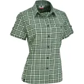 MAUL Sport Elbe II -1/2 Bluse Kariert Elastisch light green (16) 42
