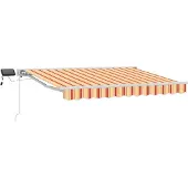Syfax Manuelle Markise mit Solar-LED 3 x 2,5 m