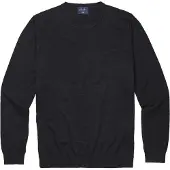 MARVELIS Rundhalspullover , Herren, Gr. S, schwarz, Strick, Obermaterial: 100% Schurwolle, regular fit normal, Rundhals, Rippbündchen, Pullover Rundhalspullover