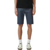 s.Oliver Bermudas "PHOENIX", Herren, Gr. 31, N-Gr, blau, Web, Obermaterial: 98% Baumwolle, 2% Elasthan, gerade kniefrei, Hosen Bermudas, Kontrastkordel, Regular Fit