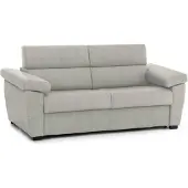 Dmora Fisciano - 2-Sitzer Schlafsofa, 205x95 cm Beige, Abziehbar Italy