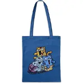 Eric Helmar Müller Urban Backwoods Zombie Cats, Stofftasche, Farbe: Royalblau