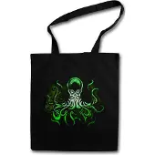 Eric Helmar Müller Urban Backwoods Green Cthulhu, Stofftasche, Farbe: Schwarz