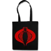 Eric Helmar Müller Urban Backwoods Cobra Logo, Stofftasche, Farbe: Schwarz