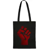 Eric Helmar Müller Urban Backwoods Raised Fist, Stofftasche, Farbe: Schwarz