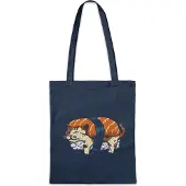 Eric Helmar Müller Urban Backwoods Cat Sushi, Stofftasche, Farbe: Navy