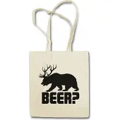 Eric Helmar Müller Urban Backwoods Beer, Stofftasche, Farbe: Beige