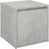 Syfax Schubladenbox Betongrau 40,5x40x40 cm Holzwerkstoff