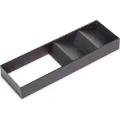 Emuca Orderbox 150x470 Schräger Organizer Für Schubladen