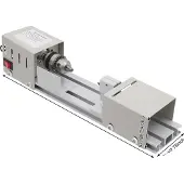 OEM Mini Holz-Drehmaschine, einstellbare Geschwindigkeit, hochwertige Konstruktion, grau, grau