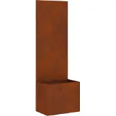 Syfax Garten Sichtschutz-Leinwand Rostig 50 x 32 x 150 cm