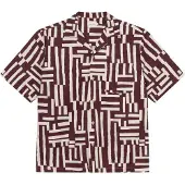 DEDICATED - Shirt Marstrand - Hemd Gr XL braun