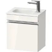 Duravit Waschtischunterschrank wandhängend Sivida 40x44x29,5cm, Tür, li, we. hgl, Gr. chr