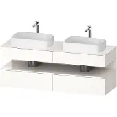 Duravit Waschtischunterschrank Qatego 160x55x60cm, w g, Pl, B beids., Nischenb