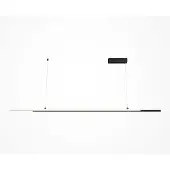 Maytoni Halo LED Pendelleuchte, Hängeleuchte 2x 48W Schwarz Neutralweiss