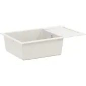 Syfax Waschbecken Weiß 780 x 500 mm 80% Quarz und 20% Harz