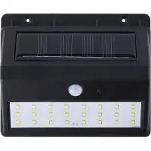 Grundig Solar-Wandleuchte – mit Bewegungsmelder bis 5 m – Außenleuchte – 30 lm – Schwarz