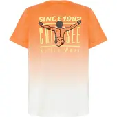 Chiemsee T-Shirt , Jungen, Gr. 122/128, melon, 100% Baumwolle, Rundhals, Shirts T-Shirt